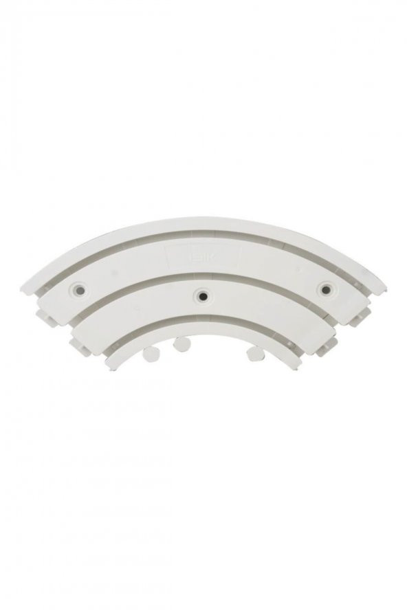 Korniş Perde Rayı Köşesi 3lü Dönüş Plastik 90 Derece-perdeleriniz Takılmadan Rahat Döner-dayanıklı