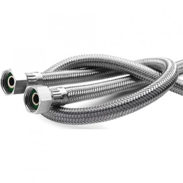 Sıcak Soğuk Su Bağlantı Hortumu 3/8 3/8  70 CM