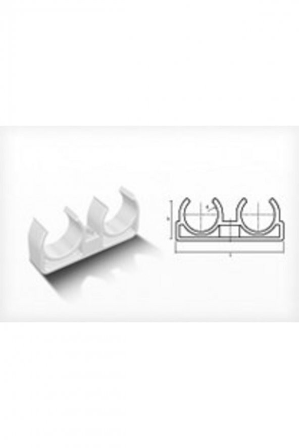 25lik Pprc Çiftli Kelepçe 20 Adet