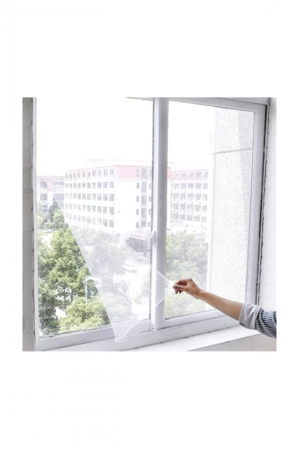 Pencere Sinekliği Kolay Yapışkanlı Sineklik Ev 75 X 125 1 Adet Hazır Sineklik