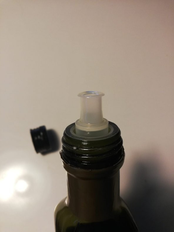 marasca 250 ml zeytinyağı şişesi 25 adet akıtıcı metal kapak - 2