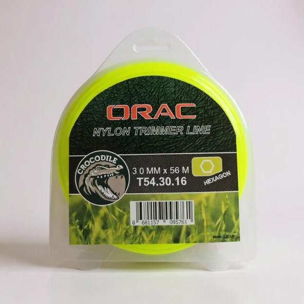 Orac 3,00 mm 56 Metre Altı Köşe Sarı Tırpan Misinası - Resim 1