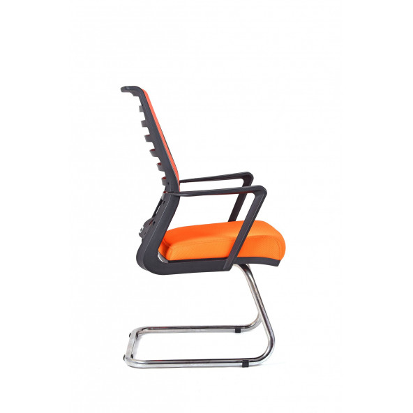 Herkese Mobilya Gardena Turuncu Fileli Misafir Koltuğu Ofis Koltuğu - 3