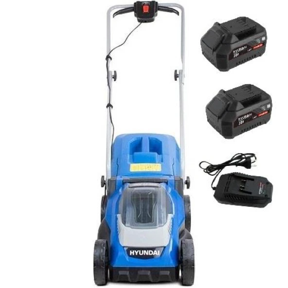 Hyundai HYM33LI Akülü Çim Biçme 33CM-40V 2 Akü ve Şarj Cihazı Dahil - 2