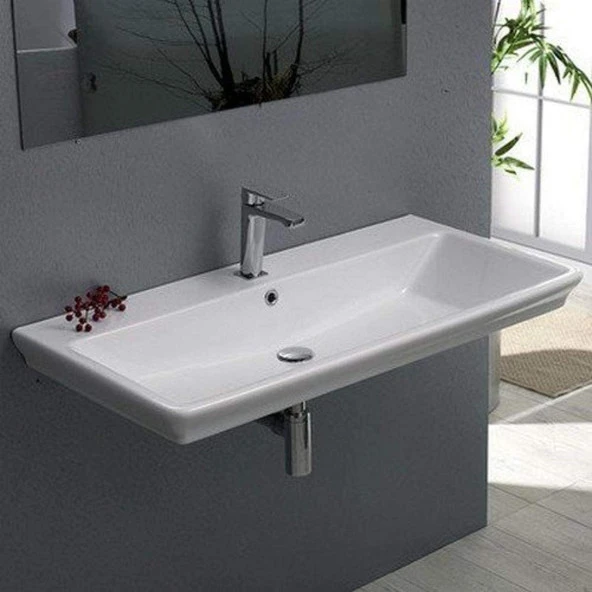 Arica 98 Cm Etajerlı Lavabo