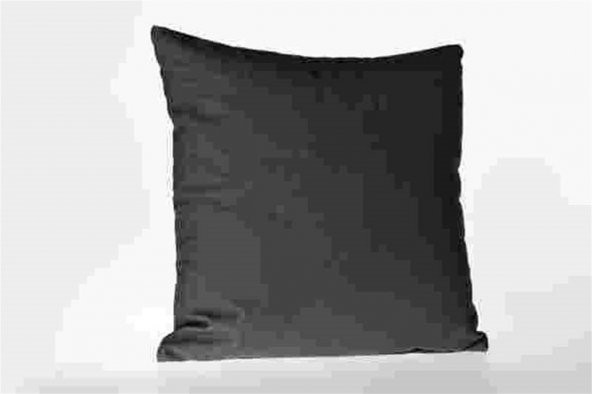Doqu Home Uncolorued Desen Baskılı İçi Dolgulu Kırlent UNC01 45x45 - Siyah - 2
