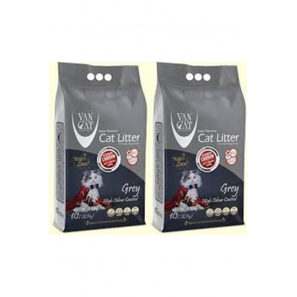 Vancat Aktif Karbonlu Süper Topaklanan Premium 10 Lt X 2 Adet