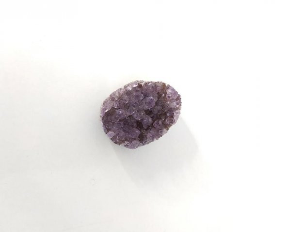 Doğal Ametist Kuvars Kristal Taş 3 CM Reiki Şifa Çakra El Oyma Kaba Doğal Taşlar - 7