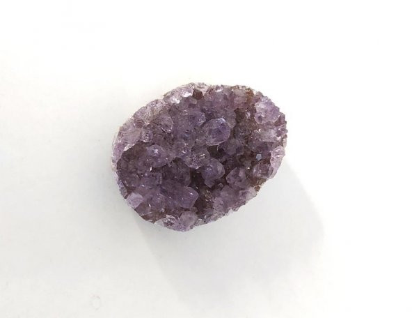 Doğal Ametist Kuvars Kristal Taş 3.5- 4 CM Reiki Şifa Çakra El Oyma Kaba Doğal Taşlar - 3