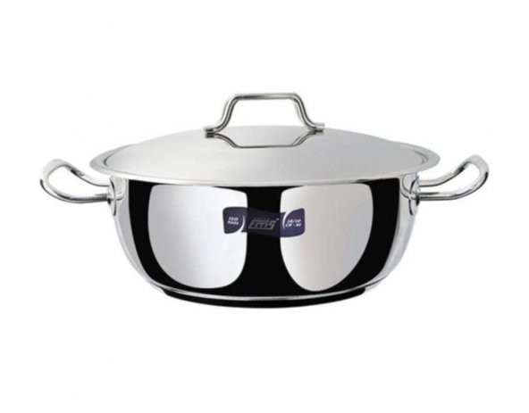 FMS 36x10 cm 13,5 Lt Lüks Basık Çelik Tencere