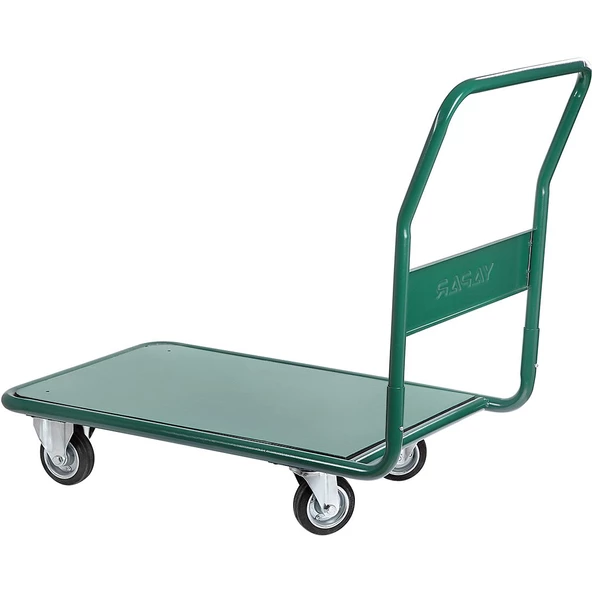 Yaparlar PP250S Platform Paket Taşıma Arabası Dolgu Burçlu 60x102x90cm - 2