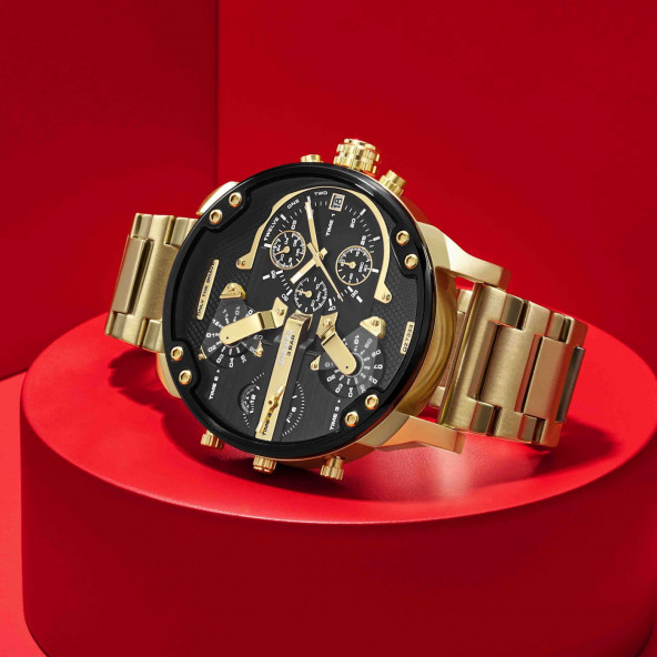 Diesel DZ7333 Mr.Daddy 2.0 Gold Chronograph Erkek Kol Saati - 4