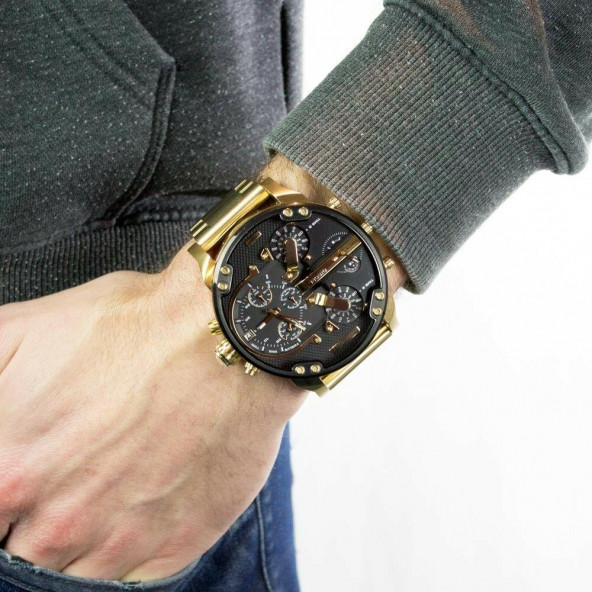 Diesel DZ7333 Mr.Daddy 2.0 Gold Chronograph Erkek Kol Saati - 5