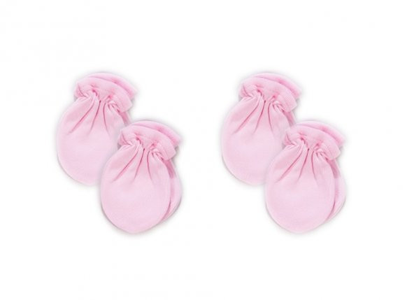 Sema Bebe Yenidoğan 4 lü Eldiven -Pembe