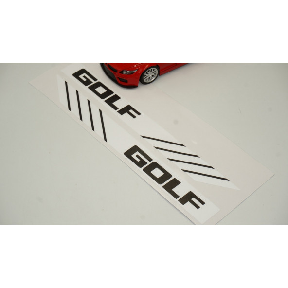 Volkswagen Golf Yan Aynalar Selefon Kaplama Sticker Seti - 5