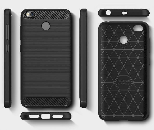 Xiaomi Redmi Note 5A Prime Kılıf Rugged Karbon Silikon Kapak - 2