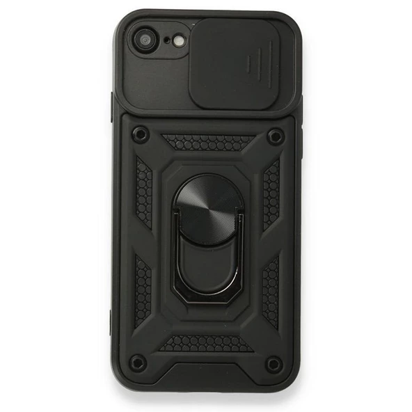 Gpack Apple iPhone 7 Kılıf Tank Aramid Sürgülü Vega YüzüklüNano