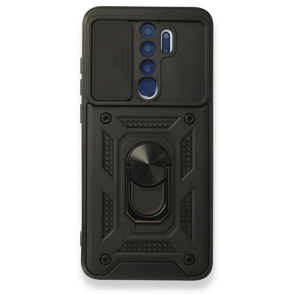 Gpack Xiaomi Redmi Note 8 Pro Kılıf Tank Aramid Sürgülü Vega YüzüklüNano