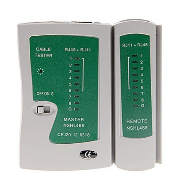 RJ 45 / RJ 11 Tester Cat5 Cat6 İnternet Test Cihazı / Test Aleti