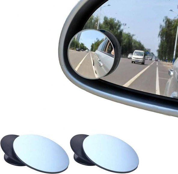 Araç Kör Nokta Aynası Oynar 50mm Yuvarlak 2li - 3