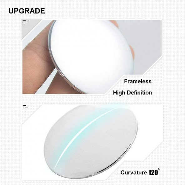 Araç Kör Nokta Aynası Oynar 50mm Yuvarlak 2li - 4