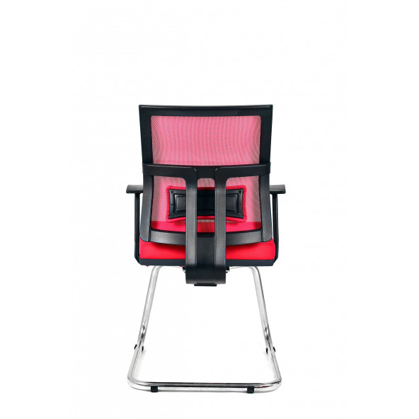 Herkese Mobilya Riva Kırmızı Misafir Koltuğu Ofis Koltuğu - 5