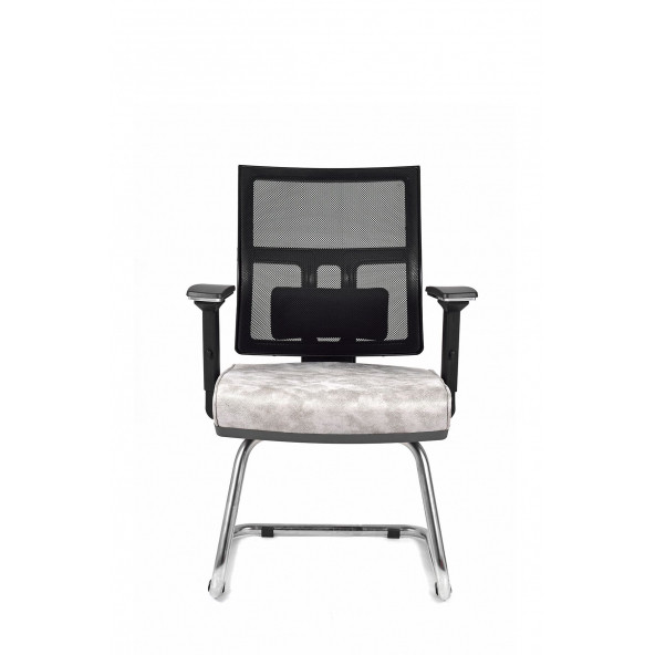 Herkese Mobilya Riva Gri Bekleme Koltuğu Ofis Koltuğu