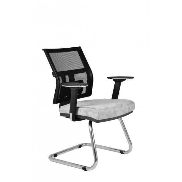 Herkese Mobilya Riva Gri Bekleme Koltuğu Ofis Koltuğu - 2