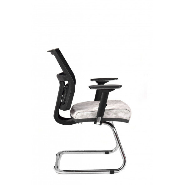 Herkese Mobilya Riva Gri Bekleme Koltuğu Ofis Koltuğu - 3