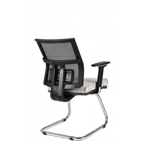 Herkese Mobilya Riva Gri Bekleme Koltuğu Ofis Koltuğu - 4