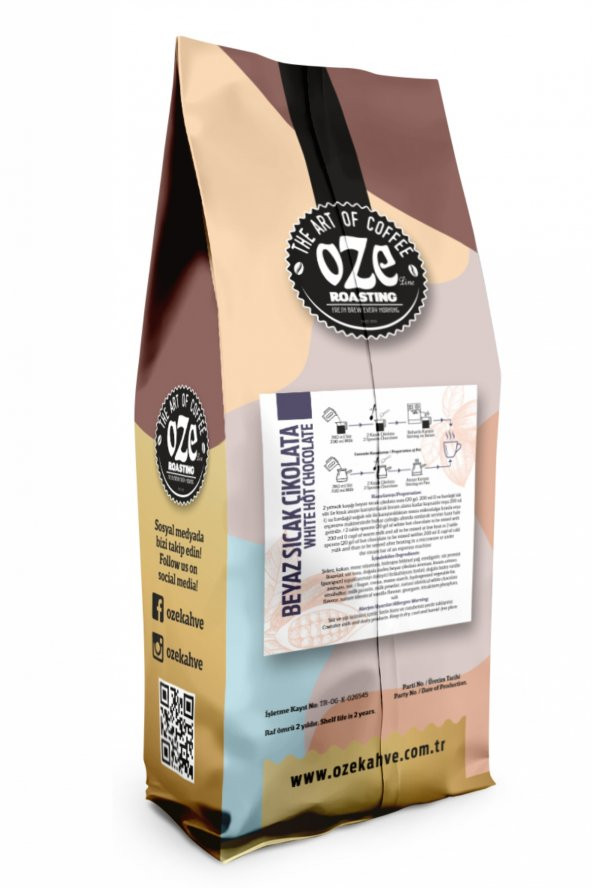 Beyaz Sıcak Çikolata Tozu 1000G - 2
