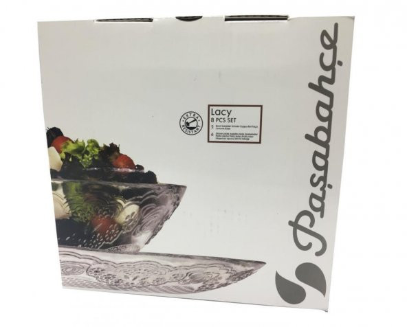 Paşabahçe 96138 Lacy Tabak Seti 8 Parça
