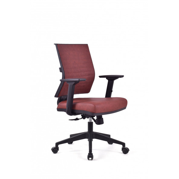 Herkese Mobilya Riva Bordo Pls Çalışma Koltuğu Ofis Koltuğu - 2