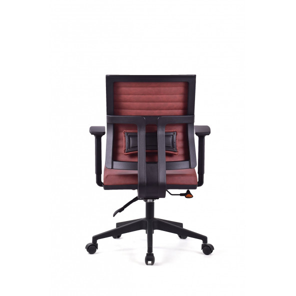 Herkese Mobilya Riva Bordo Pls Çalışma Koltuğu Ofis Koltuğu - 5