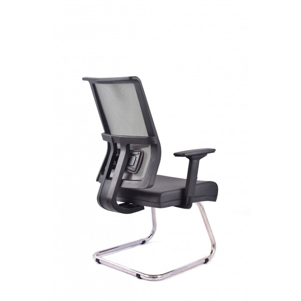 Herkese Mobilya Perla Siyah Fileli Çalışma Koltuğu Ofis Koltuğu - 4