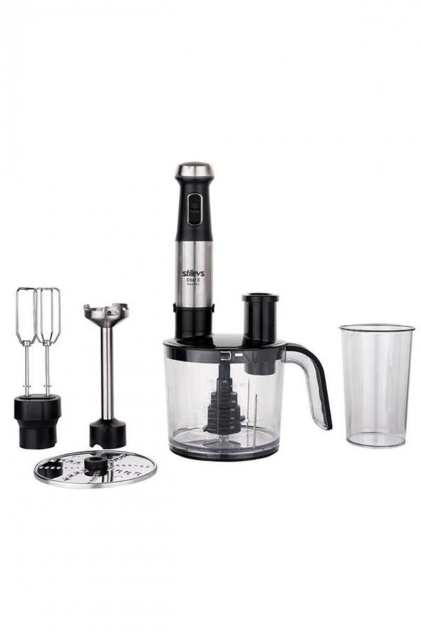 Stilevs Chef X Inox Pro 1100 W El Blender Seti