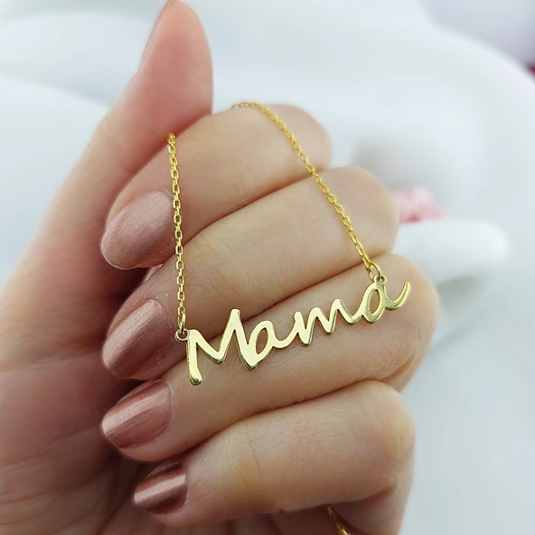 925 Ayar Gümüş İsim Kolye - Resim 4