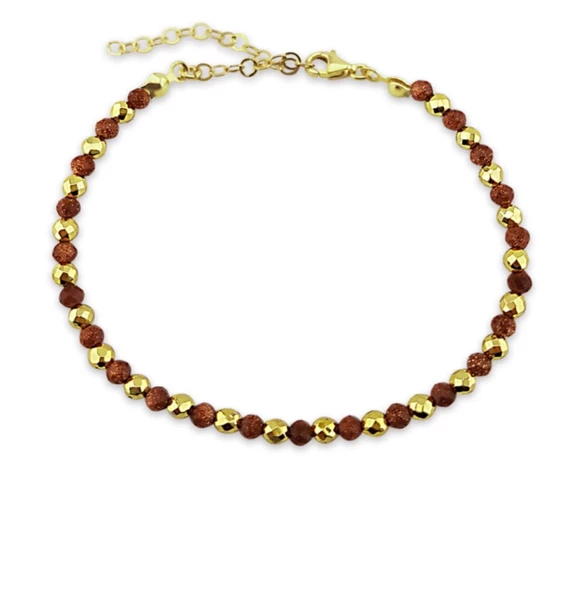 925 Ayar Gümüş Yıldız Tozu Bİleklik ürün görseli