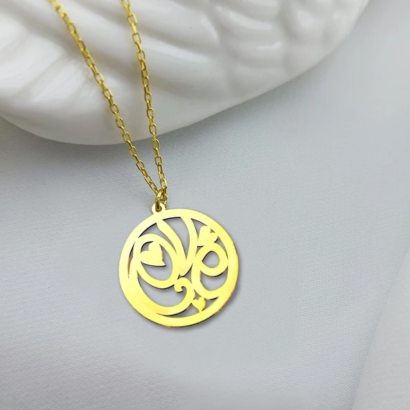 Vaoov 925 Ayar Gümüş Love Yazılı Kolye ürün görseli