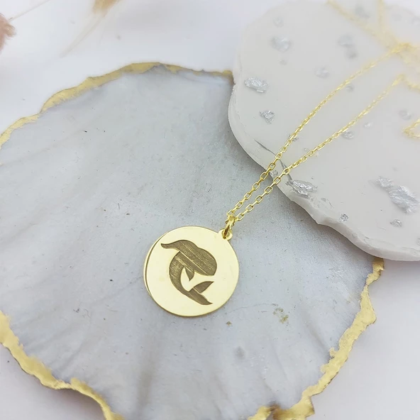 Vaoov 925 Ayar Gümüş Balık Burcu Kolye - Resim 6