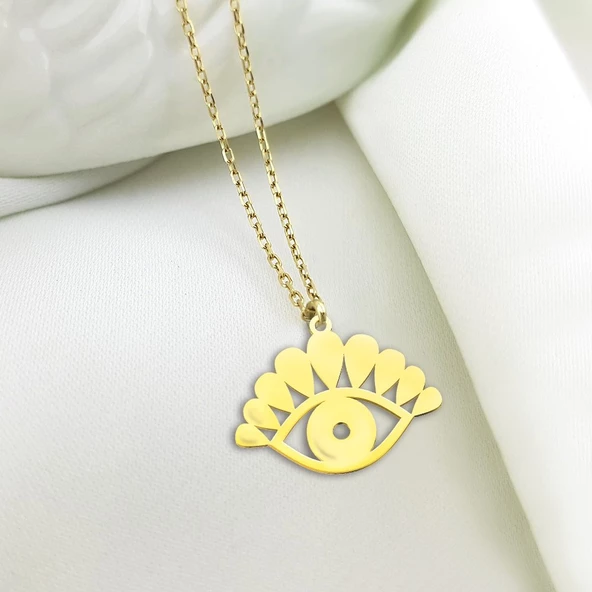 Vaoov 925 Ayar Gümüş Göz Kolye ürün görseli