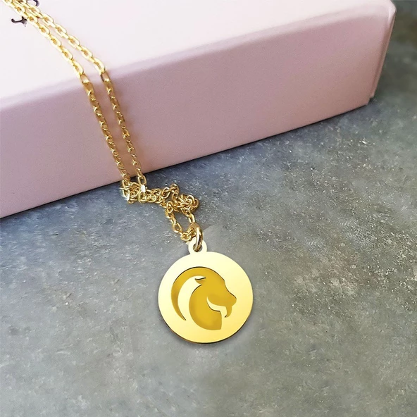 Vaoov 925 Ayar Gümüş Oğlak Burcu Kolye ürün görseli 1