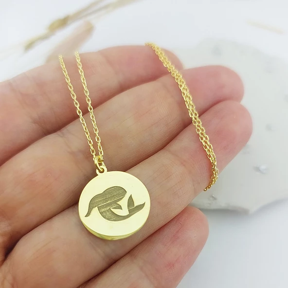 Vaoov 925 Ayar Gümüş Balık Burcu Kolye - Resim 7