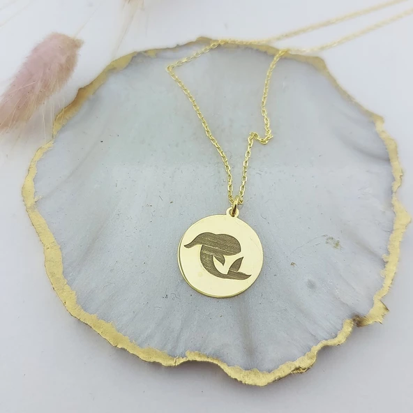 Vaoov 925 Ayar Gümüş Balık Burcu Kolye - Resim 5