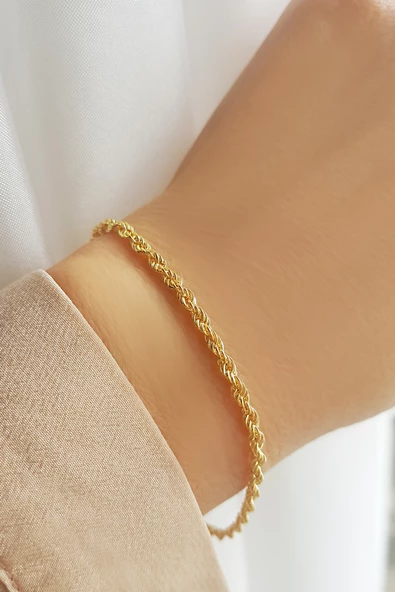 925 Ayar Gümüş Burgu Bileklik ürün görseli