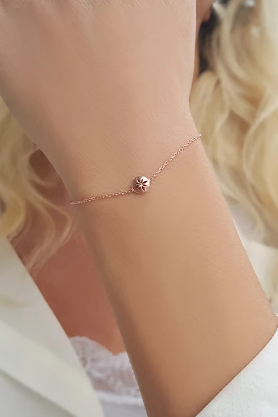 Vaoov 925 Ayar Gümüş Kutup Yıldızı Bileklik ürün görseli