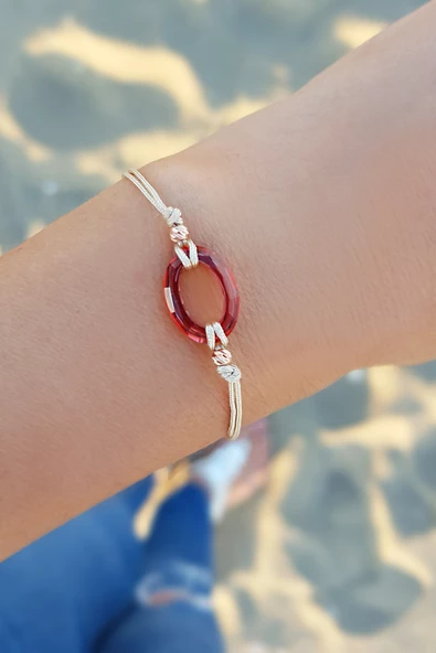 Swarovski Taşlı Gümüş Bileklik - 2