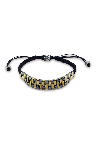 Hematit Taşlı 925 Ayar Gümüş Erkek Bileklik ürün görseli