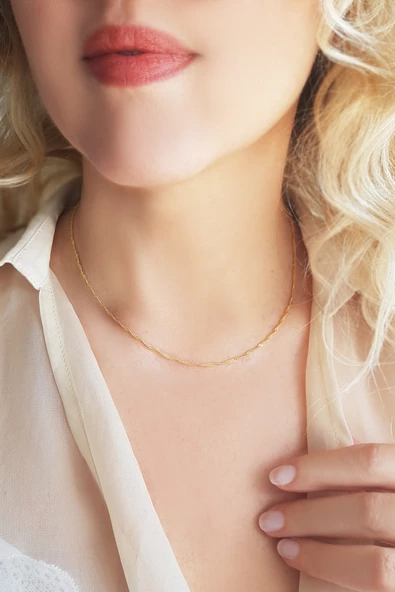 925 Ayar Gümüş Singapur Zincir ürün görseli 1