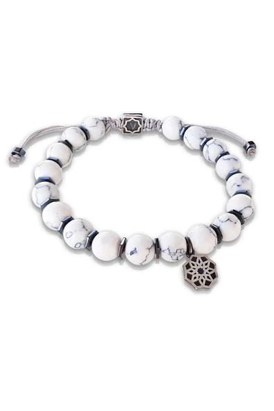 Havlit Taşlı Gümüş Erkek Bileklik ürün görseli